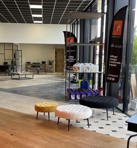 Aménagement en parquet et dallage