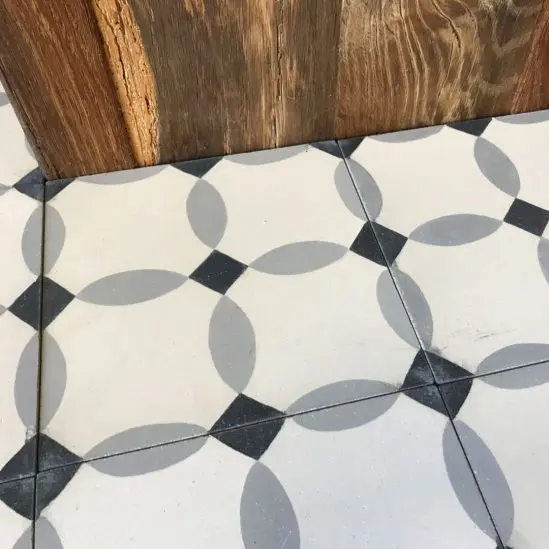 Carreaux de ciment - motif losange