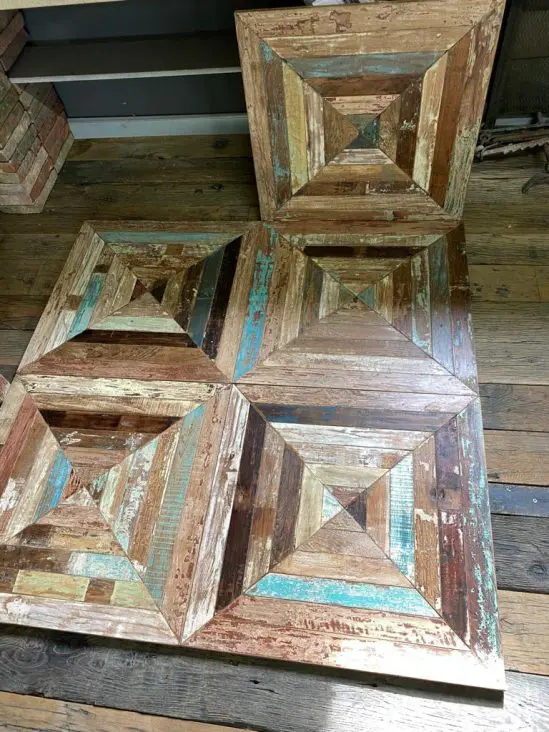 Panneaux Vintage - multicolore