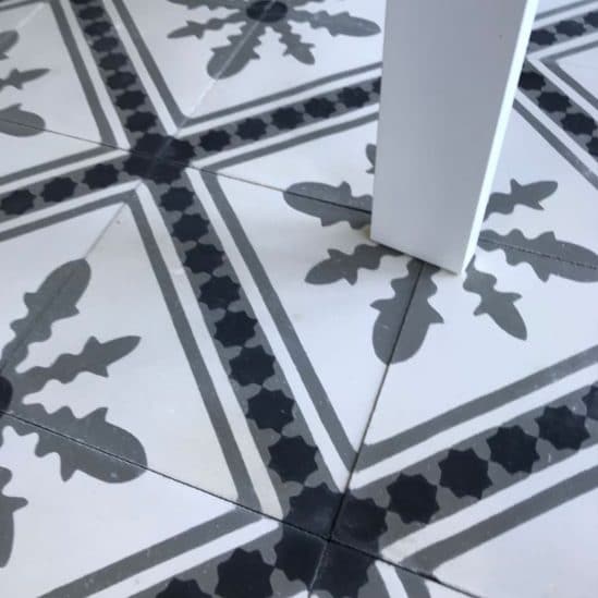 Carreaux de ciment - motif flocon