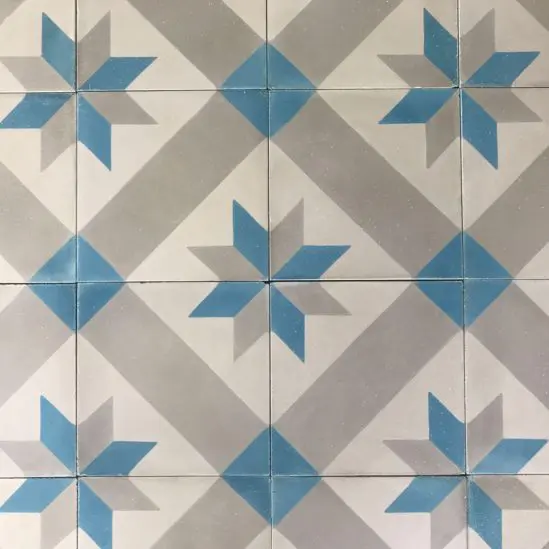 carreaux de ciment etoile