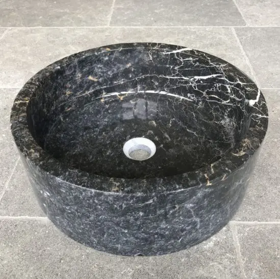 Vasque Marbre noir - cylindrique