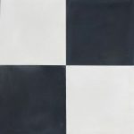carreau de ciment noir et blanc