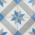 carreau ciment motif etoile