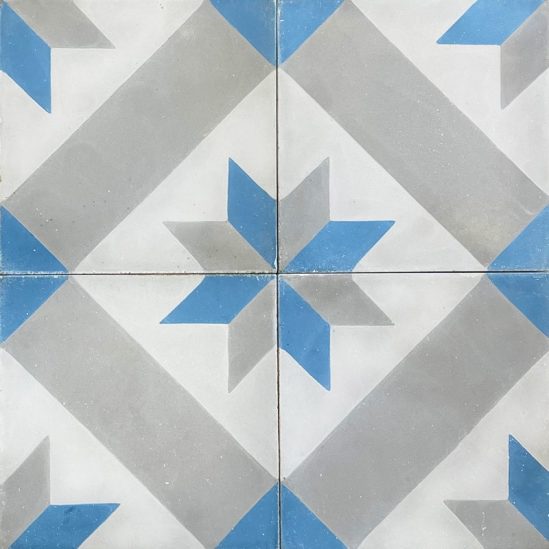 carreau ciment motif etoile