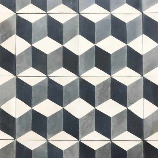 Carreaux de ciment - motif 3D