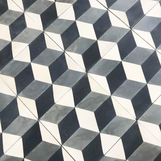 Carreaux de ciment - motif 3D