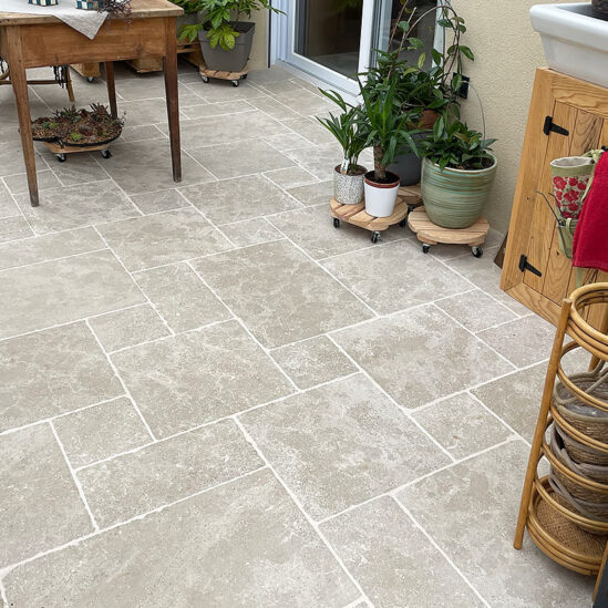 Dallage Argos beige - vieilli