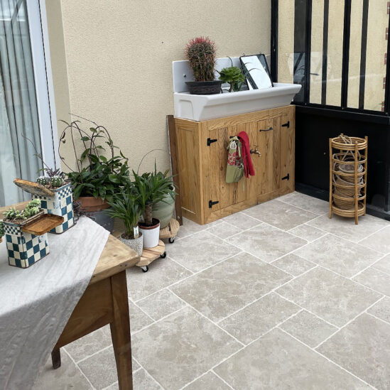 Dallage Argos beige - vieilli