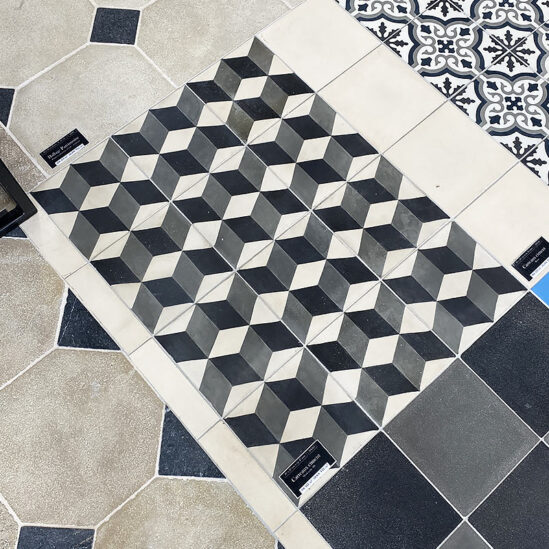 Carreaux de ciment - motif 3D