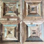 Panneaux en Teck vintage