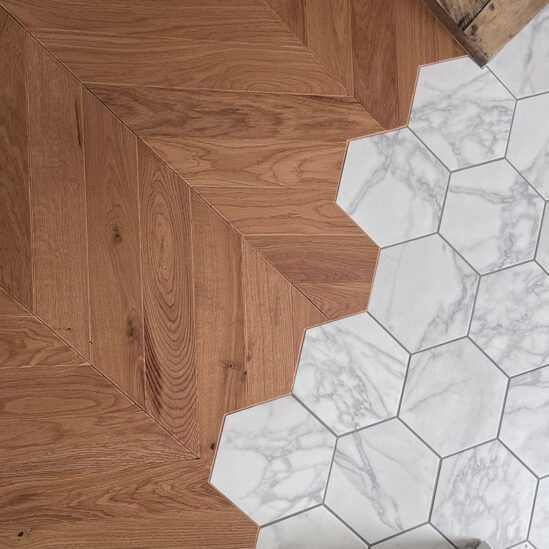 intégration parquet et carrelage