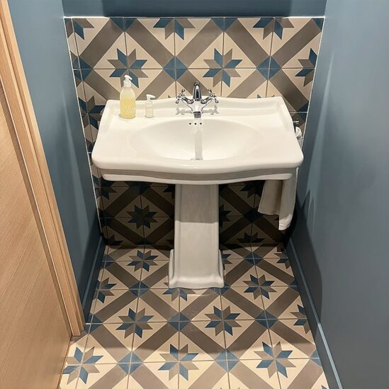 Carreaux de ciment - motif étoile