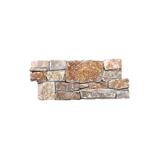 Parement Quartzite - dorado extrarustique