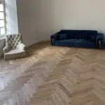 parquet motif bâton rompu chêne pure