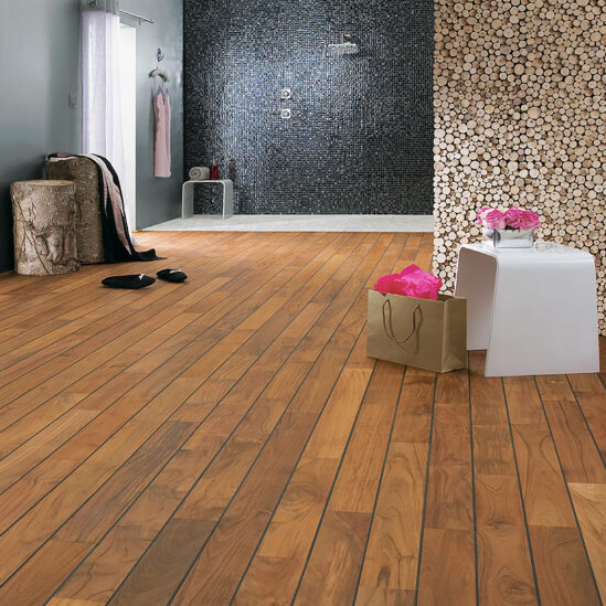 Parquet Pont de bateau - teck