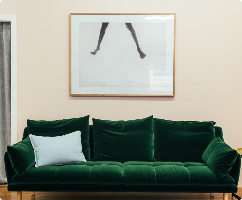 La tendance decorative en velour