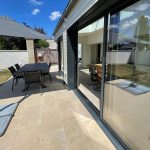 terrasse en dallage mera beige