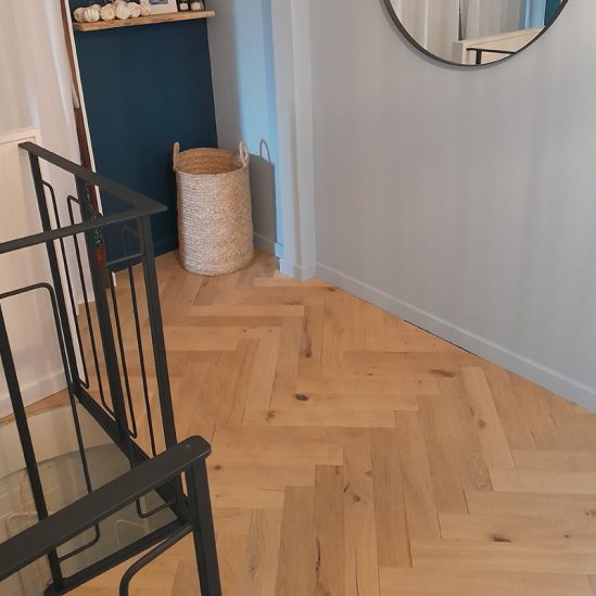 entrée avec du parquet zola