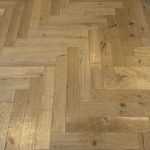 Réalisation du parquet Zola dans notre showroom