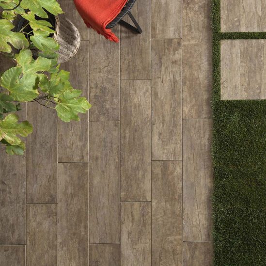 Réalisation en tablon clair de chez Novoceram