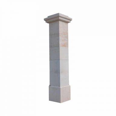 pilier en pierre calcaire