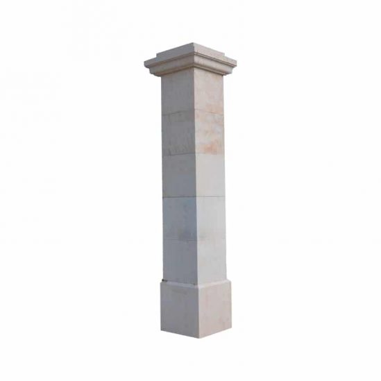 pilier en pierre calcaire