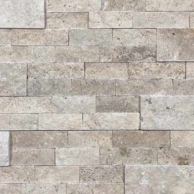 parement travertin beige vieilli