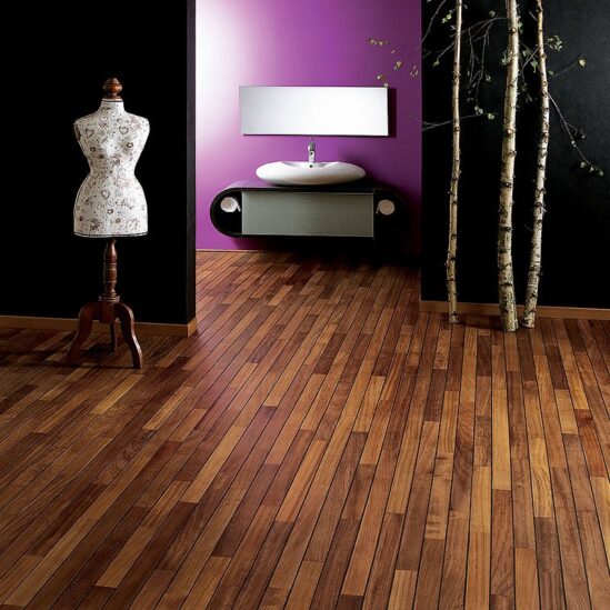 Parquet Pont de bateau - iroko