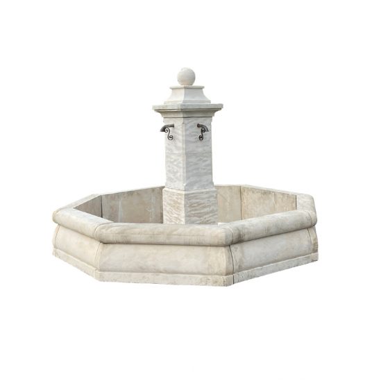 Fontaine patrimoine octogonale de diamètre 280 cm
