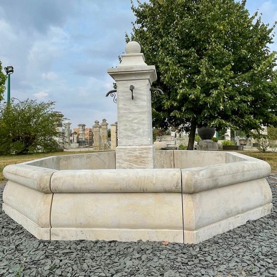 Fontaine Patrimoine octogone ⌀280cm- rustique