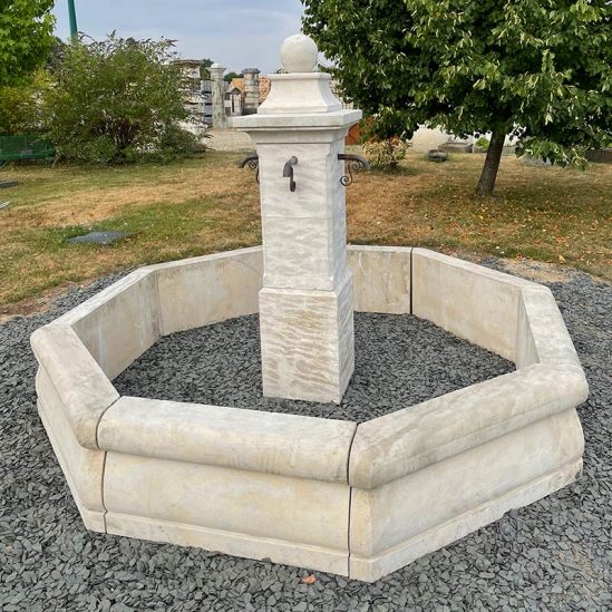 Fontaine Patrimoine octogone ⌀280cm- rustique