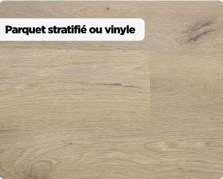 Parquet stratifié ou vinyle