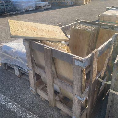 Destockage margelle grès clair