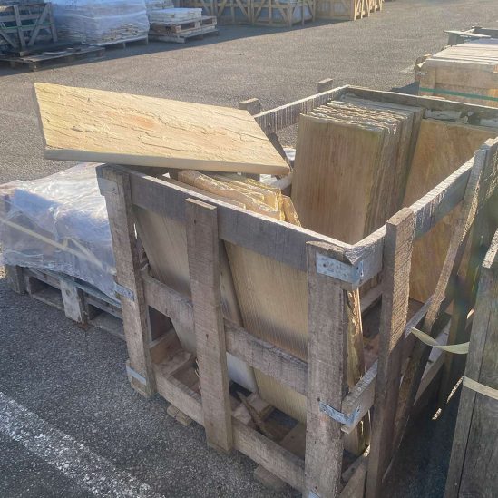Destockage margelle grès clair
