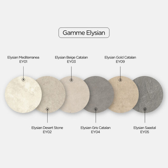 Toutes les nuances de la gamme Elysian