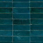 Bejmat marocain couleur bleu pétrole