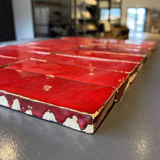 Bejmat marocain Rouge Pétillant - 4,7 x 14,5 cm