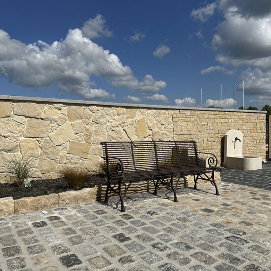 Parement Patrimoine brut - forme libre