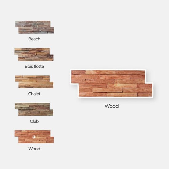 Plaquette parement bois Wood