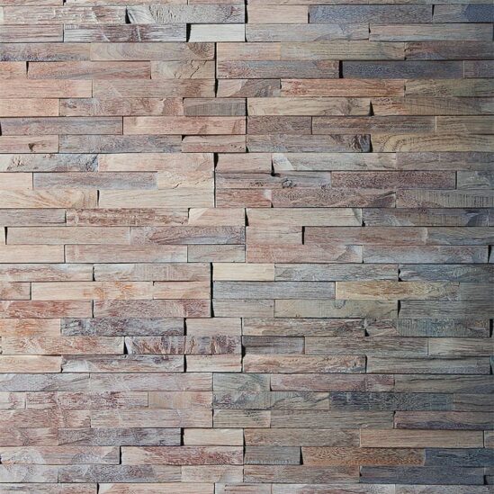 Mur en plaquette de parement en bois Beach