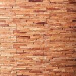 Mur en plaquette de parement en bois Wood