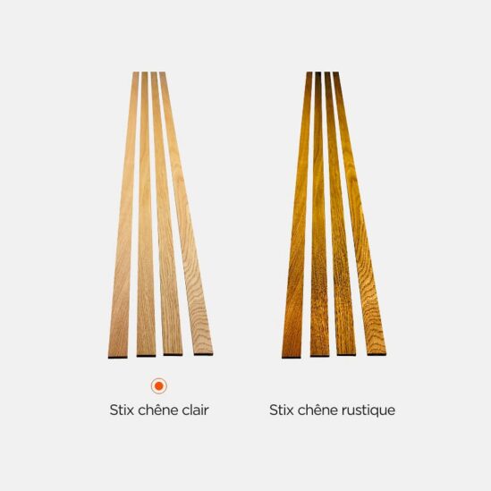 Tasseau adhesif Stix chêne clair