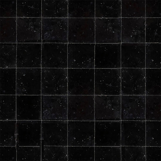Zellige marocain Noir - 5 x 5 cm