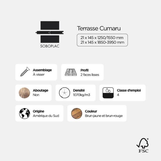 Terrasse Cumaru