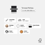Toutes les caractéristiques de la terrasse en Merbau