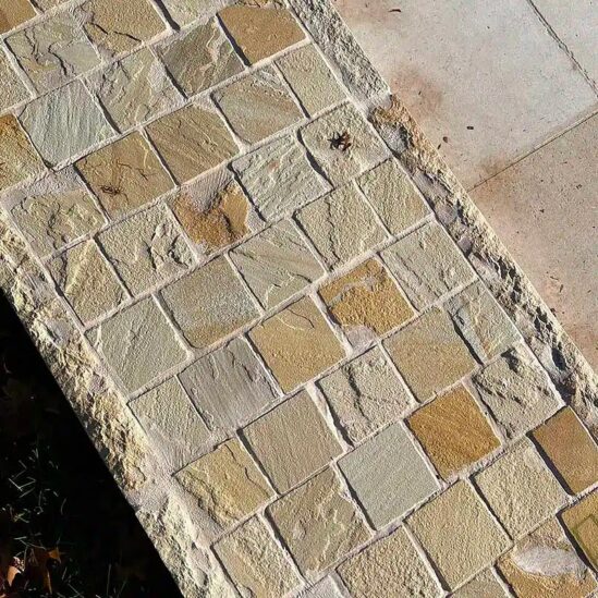 Pavés Grès Kandla Beige - clivé