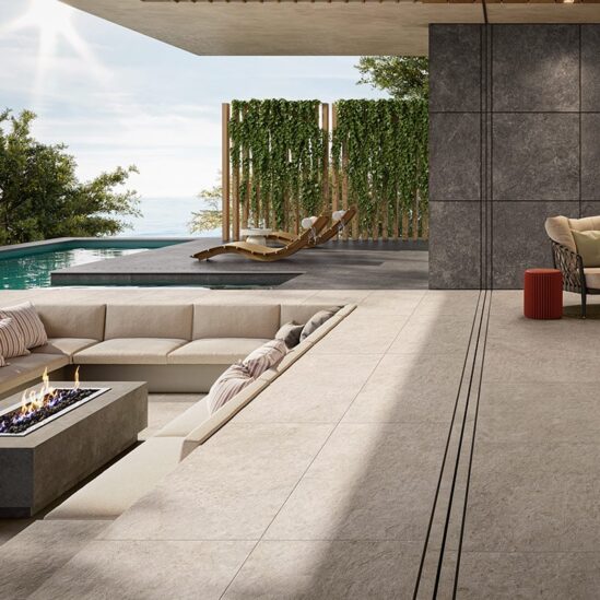 Grès cérame Landstone Taupe