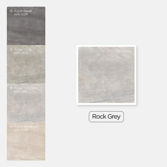Grès cérame Aspen Rock Grey