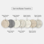 Toutes les nuances de la gamme Travertino